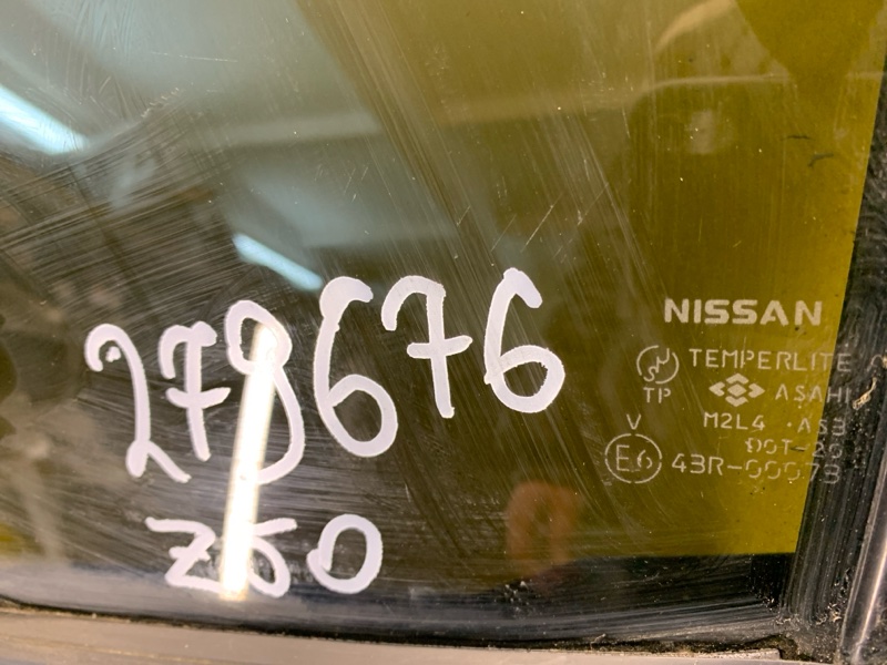 Стекло двери заднее левое MURANO Z50 02-07 Стекло двери заднее левое MURANO Z50 02-07