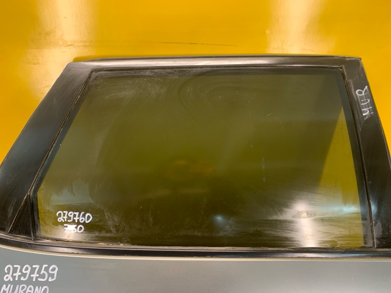 Стекло двери заднее правое NISSAN MURANO Z50 02-07 82300-CA000 Б/У