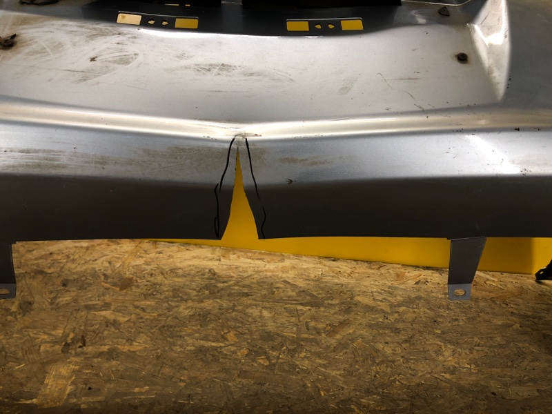 Бампер задний MITSUBISHI LANCER X 10 07-15