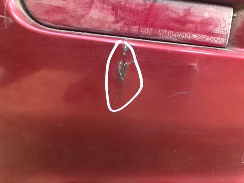 Бампер задний MITSUBISHI LANCER X 10 07-15