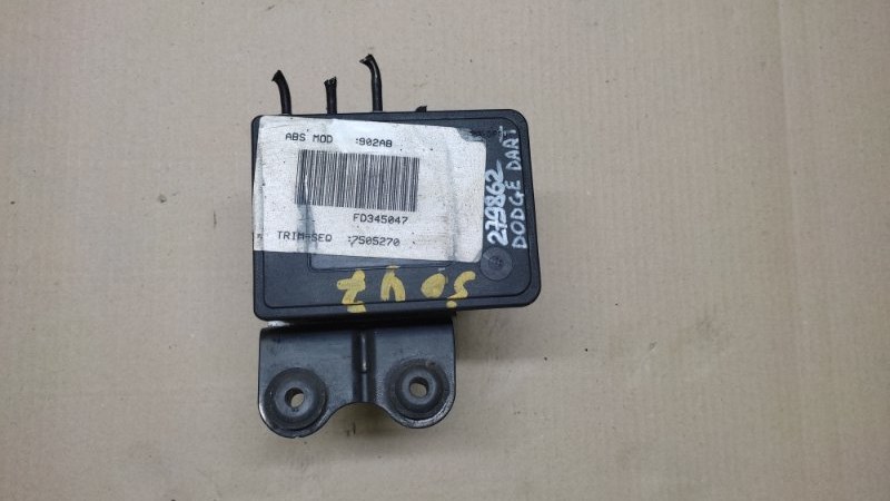Запчасть блок abs DODGE DART 12-16 2015 2.4 ED6 68240383AB Б/У Блок ABS DODGE DART 12-16 2015 2.4 ED6 68240383AB Б/У