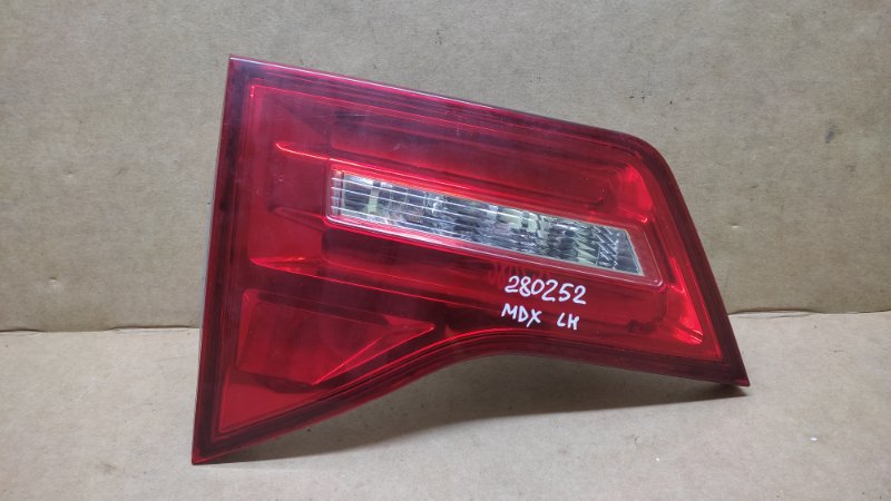 Фонарь внутренний левый ACURA MDX (YD2) 06-13 2008 3.7 J37A1 34156-STX-A02 Б/У