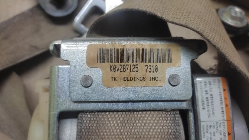 Ремень безопасности передний левый ACURA MDX (YD2) 06-13 3.7 J37A1