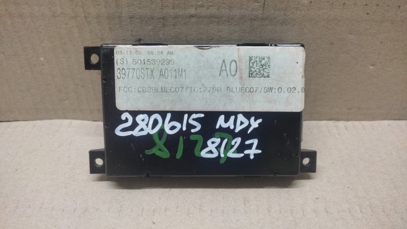Блок управления блютуз ACURA MDX (YD2) 06-13 2008 3.7 39770-STX-A01 Б/У