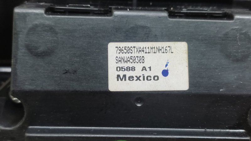 Блок управления печкой задний ACURA MDX (YD2) 06-13 3.7 Блок управления печкой задний ACURA MDX (YD2) 06-13 3.7