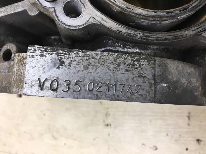 Блок двигателя ALTIMA L31 01-06 2002 3.5 VQ35DE