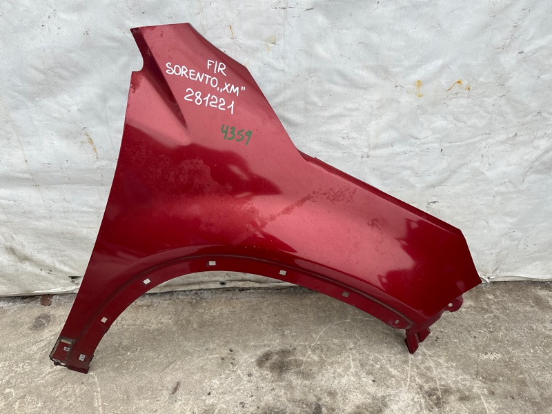 Крыло переднее правое SORENTO XM 09-14 2009 2.4