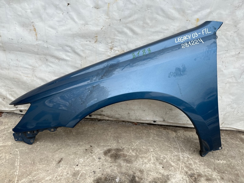 Крыло переднее левое SUBARU LEGACY 03-09 BL/BP 2008 2.5 EJ253 57110AG13A9P Б/У