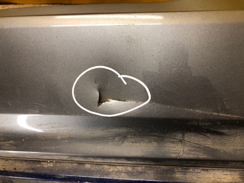 Бампер задний LEAF 18-