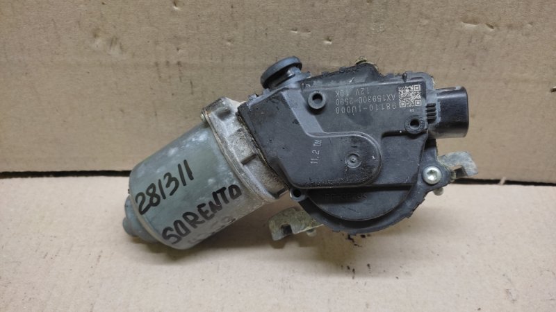 Моторчик стеклоочистителя передний KIA SORENTO XM 09-14 2009 2.4 98110-1U000 Б/У