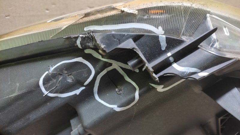 Фара правая CX-7 06-12 2008 2.3 L3