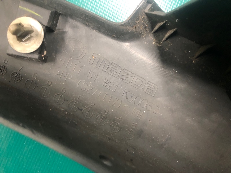 Накладка крыла (расширитель арки) передняя правая CX-9 06-16 2007 3.7