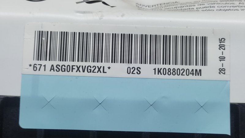 Подушка безопасности пассажира TIGUAN 08-17 2016 2.0 CCTA