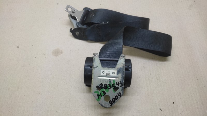 Ремень безопасности правый MAZDA 3 BK 03-08 2005 SEDAN 2.3 BN8P-57-630D02 Б/У