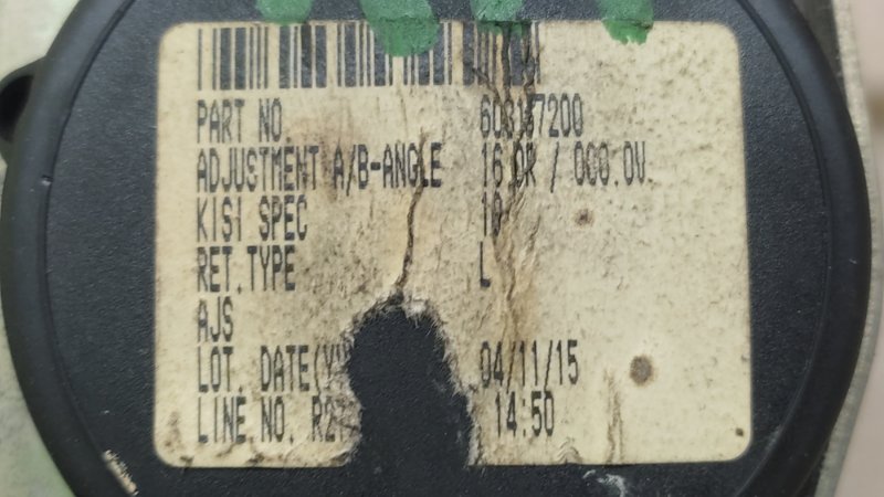 Ремень безопасности правый MAZDA 3 BK 03-08 SEDAN 2.3