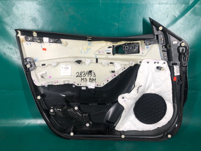 Карта двери передняя правая 3 BM 13-19 2017 2.0L 4