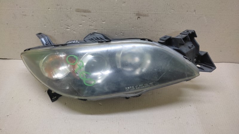 Фара правая MAZDA 3 BK 03-08 2006 SEDAN 2.3 L3 BN8P-51-0K0C Б/У
