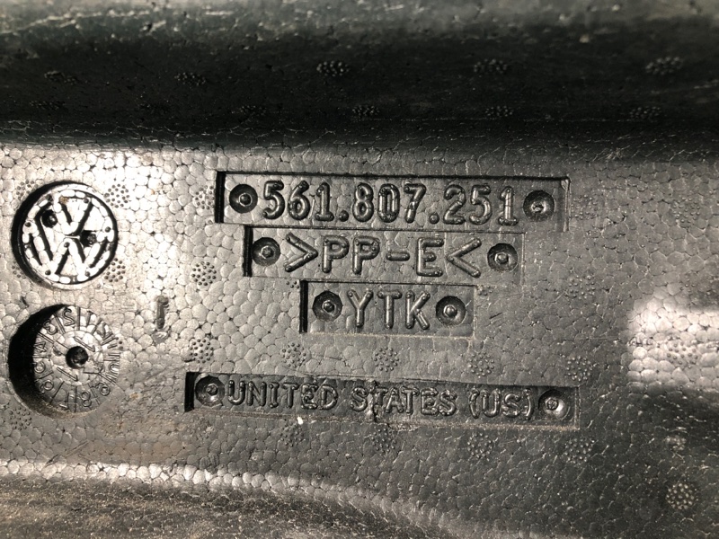 Наполнитель бампера задний PASSAT B7 11-15 11/2011 CBTA 2.5L