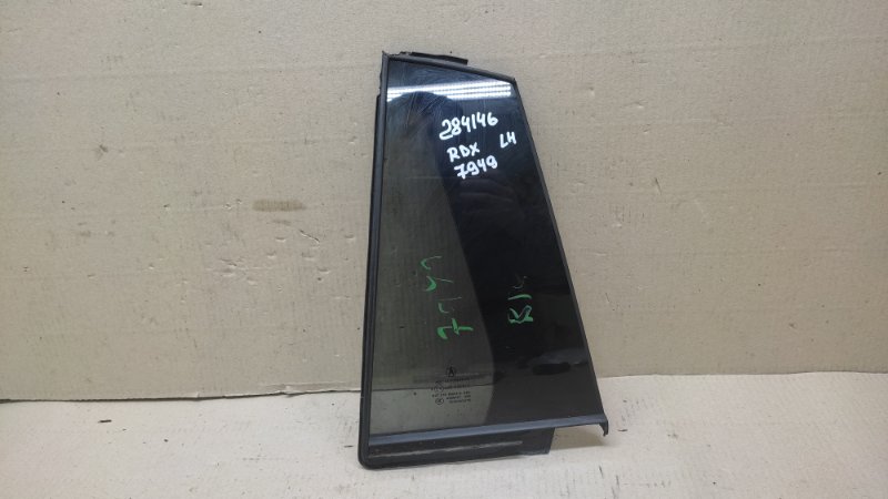 Стекло двери глухое заднее левое ACURA RDX 12-19 2015 3.5 73460-TX4-A02 Б/У