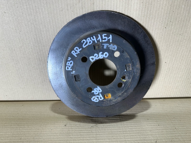 Запчасть тормозной диск задний HYUNDAI ACCENT RB 10- 58411-0U300 Б/У Тормозной диск задний HYUNDAI ACCENT RB 10- 58411-0U300 Б/У