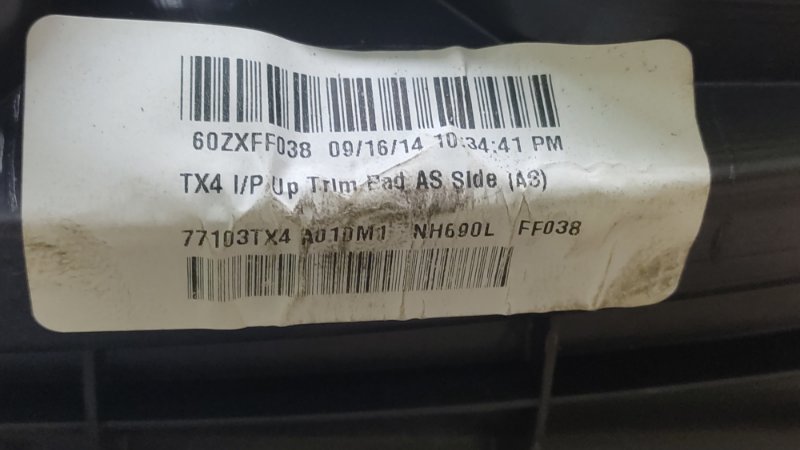 Накладка торпедо RDX 12-19 2015 Внедорожник 3.5