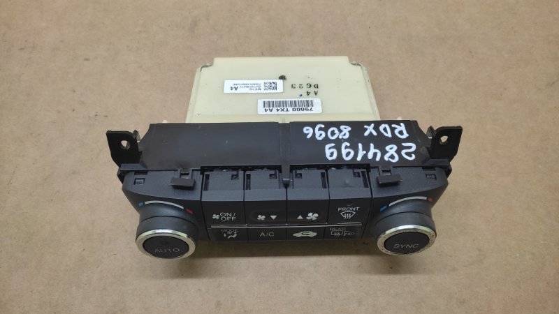 Блок управления печкой RDX 12-19 2015 Внедорожник 3.5 Блок управления печкой RDX 12-19 2015 Внедорожник 3.5