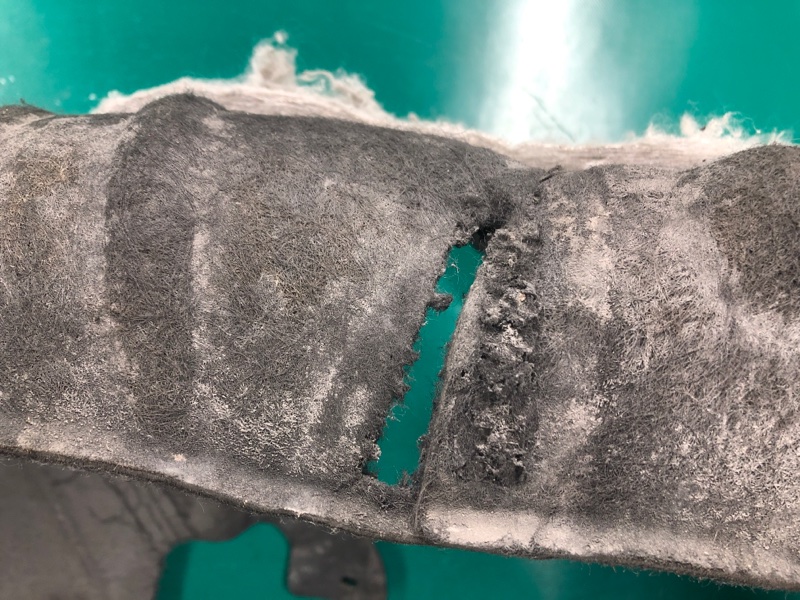 Подкрылок задний левый PASSAT B7 11-15 11/2011 CBTA 2.5L