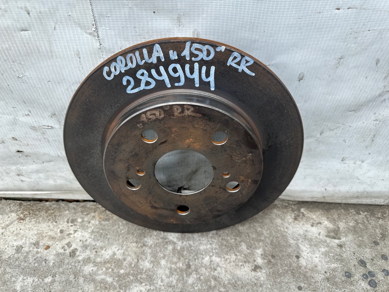 Тормозной диск задний COROLLA 150 06-13