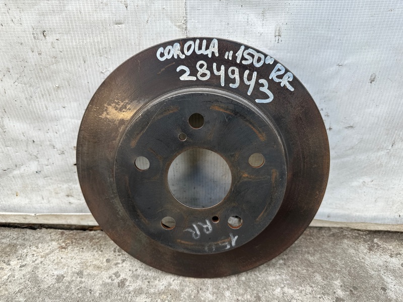 Тормозной диск задний TOYOTA COROLLA 150 06-13 42431-12260 Б/У