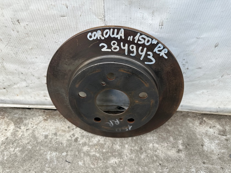Тормозной диск задний COROLLA 150 06-13
