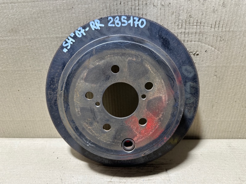 Тормозной диск задний SUBARU FORESTER SH 07-12 26700FG000 Б/У