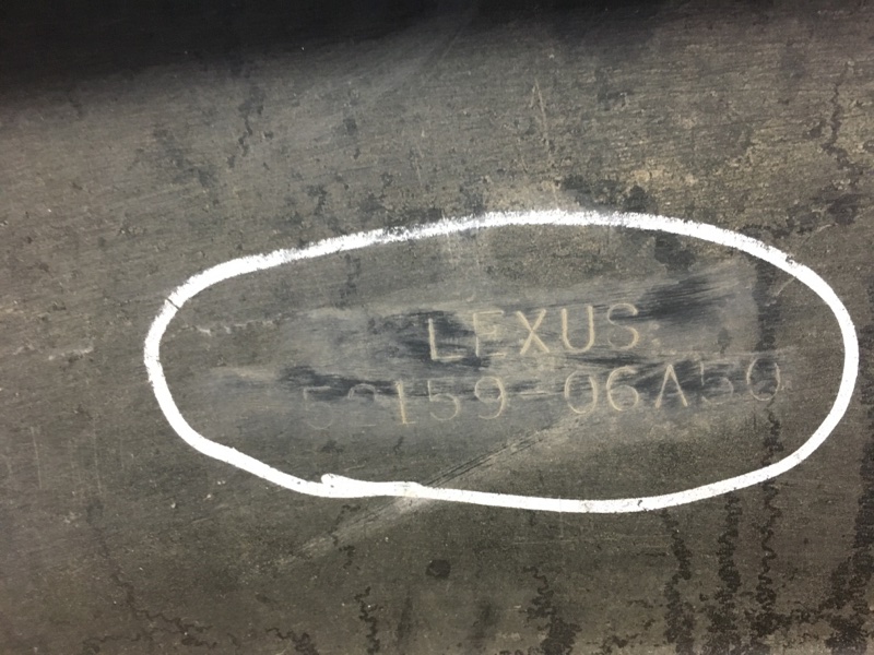 Бампер задний ES350 12-18