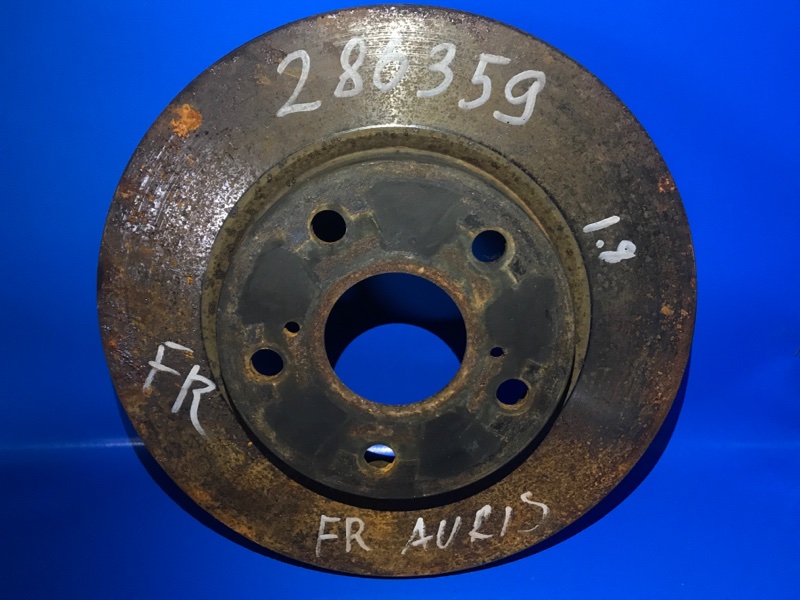 Запчасть тормозной диск передний TOYOTA AURIS 06-12 43512-02190 Б/У Тормозной диск передний TOYOTA AURIS 06-12 43512-02190 Б/У