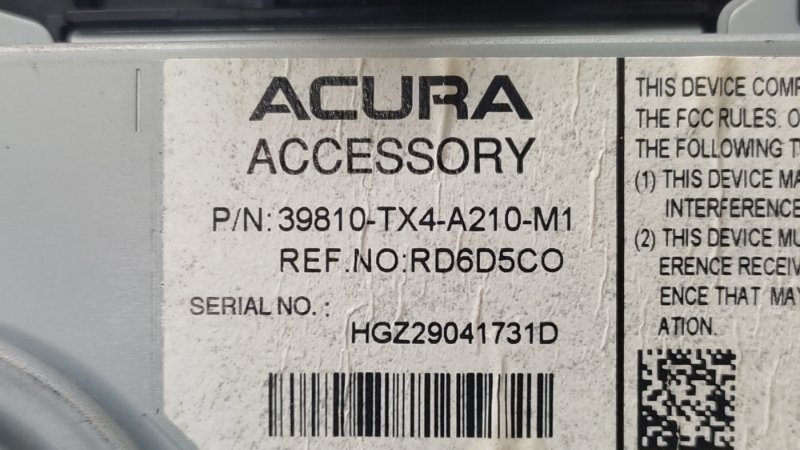 Монитор RDX 12-19 2017 TB4 3.5 J35Z2 Монитор RDX 12-19 2017 TB4 3.5 J35Z2