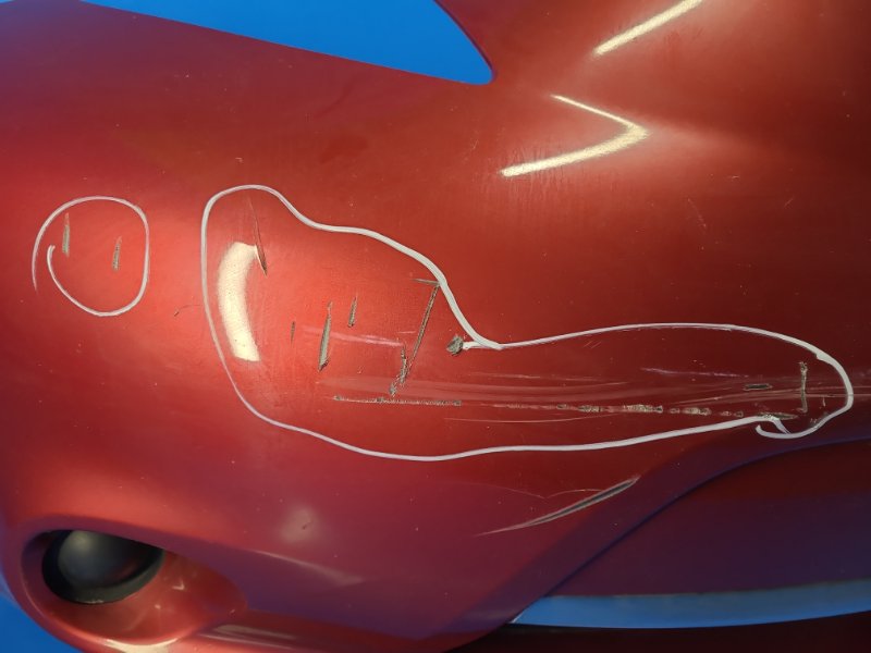 Бампер передний LEAF 10-17