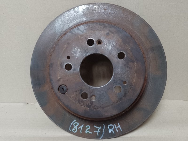 Запчасть тормозной диск задний ACURA MDX (YD2) 06-13 2008 3.7 42510-SZA-A10 Б/У Тормозной диск задний ACURA MDX (YD2) 06-13 2008 3.7 42510-SZA-A10 Б/У