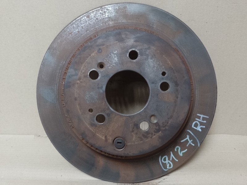 Запчасть тормозной диск задний ACURA MDX (YD2) 06-13 2008 3.7 42510-SZA-A10 Б/У Тормозной диск задний ACURA MDX (YD2) 06-13 2008 3.7 42510-SZA-A10 Б/У