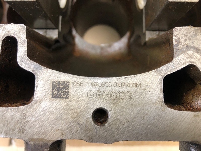 Блок двигателя JETTA USA 10-17 2011 Седан CBTA 2.5L