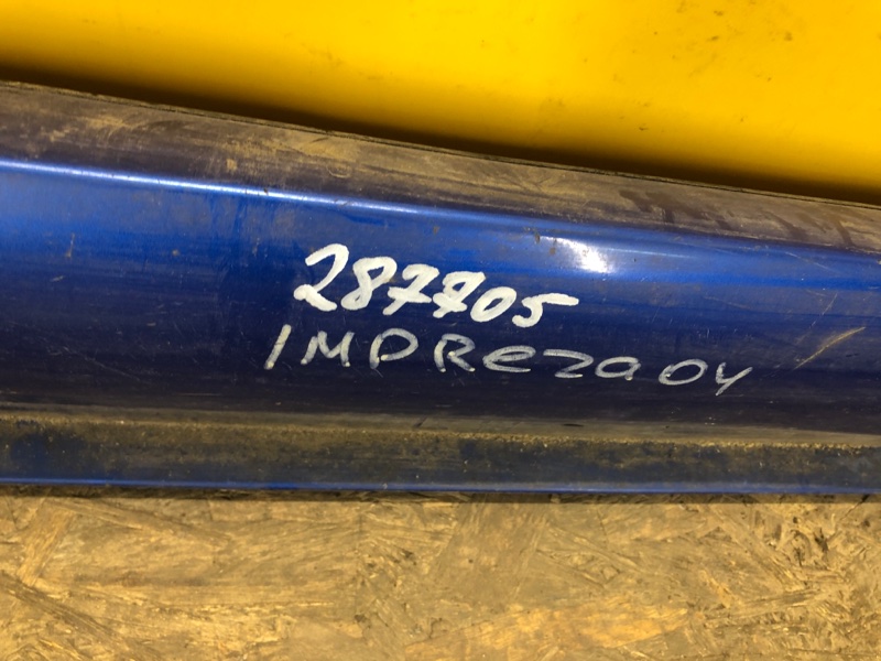 Накладка порога наружная левая IMPREZA 00-07 GD/GG