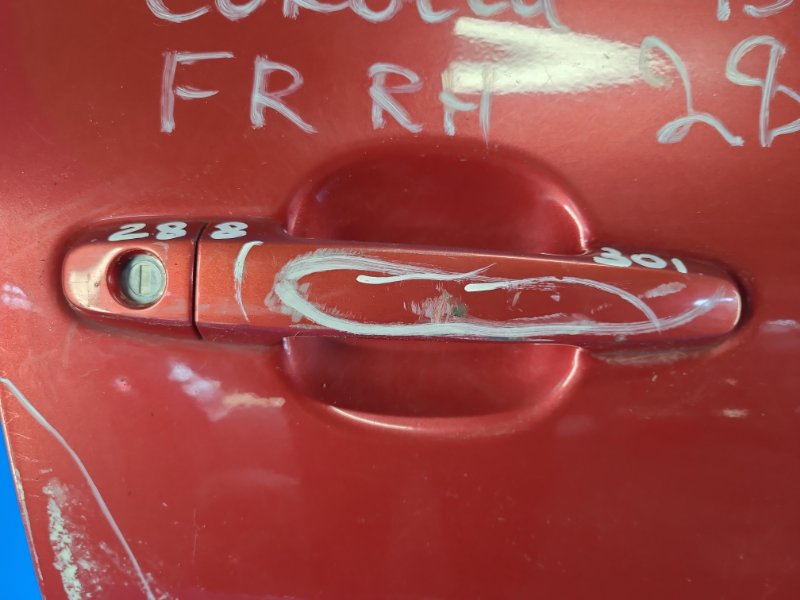 Ручка двери наружная передняя правая TOYOTA COROLLA 150 06-13 Б/У