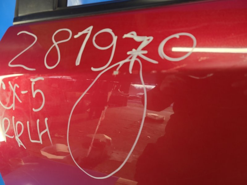 Дверь задняя левая CX-5 (KE) 11-17 Дверь задняя левая CX-5 (KE) 11-17
