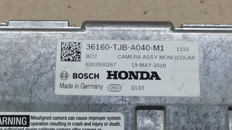 Камера переднего вида ACURA RDX 19- 2.0 K20C4