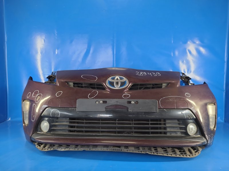 Ноускат Панель Бампер Фара Морда TOYOTA PRIUS - 30 09-17 Б/У