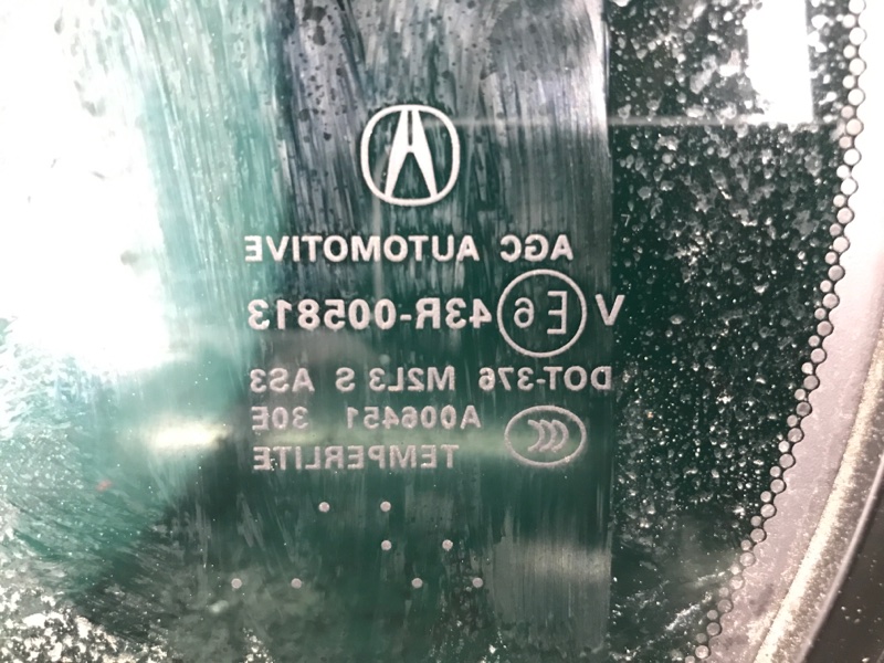 Стекло двери глухое заднее правое ACURA RDX 12-19