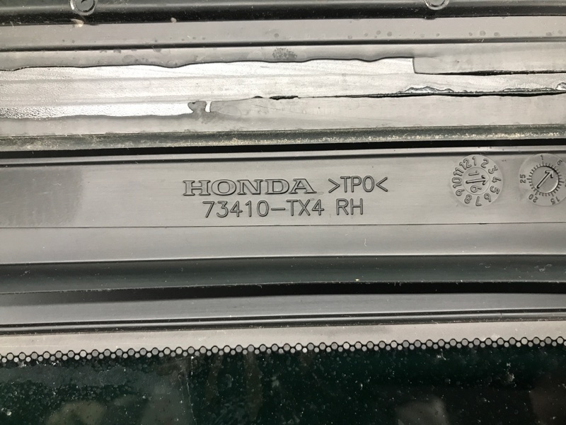 Стекло двери глухое заднее правое RDX 12-19 2017