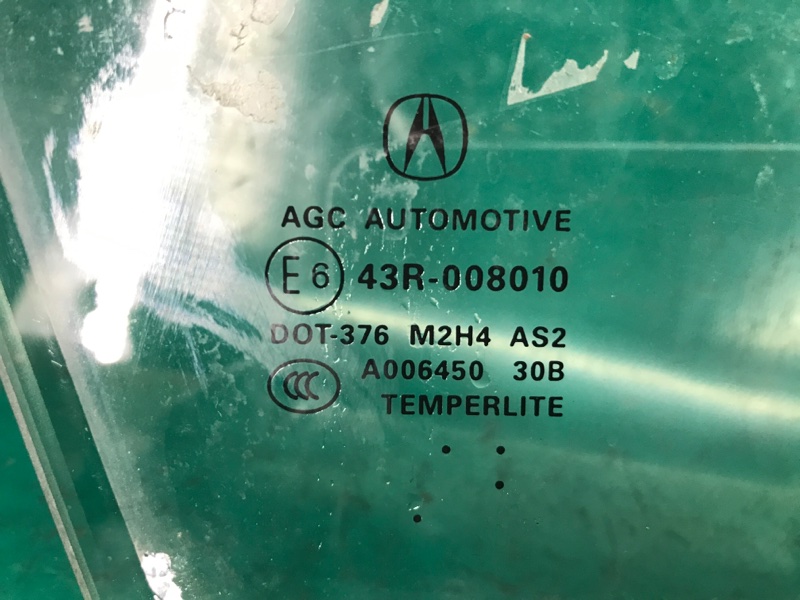 Стекло двери переднее правое RDX 12-19 2017