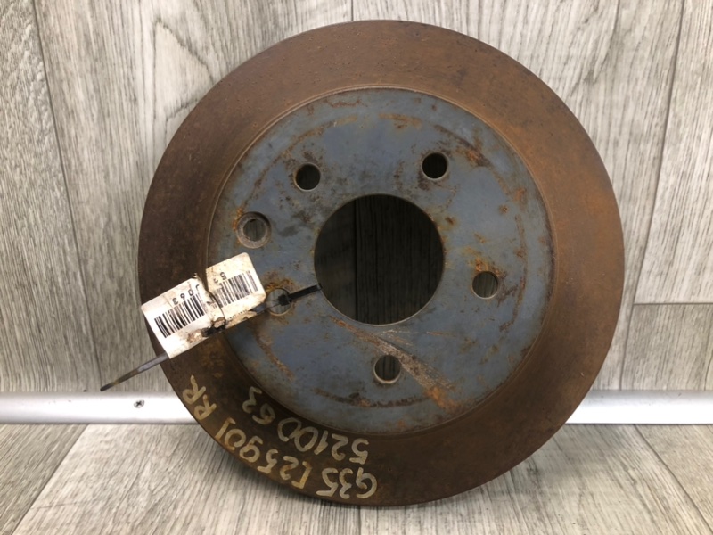 Запчасть тормозной диск задний INFINITI G35 03-07 3.5 VQ35DE 43206-8H701 Б/У Тормозной диск задний INFINITI G35 03-07 3.5 VQ35DE 43206-8H701 Б/У