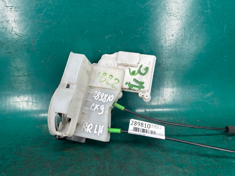 Замок двери задний левый MAZDA CX-9 06-16 2007 3.7 TD12-73-310D Б/У