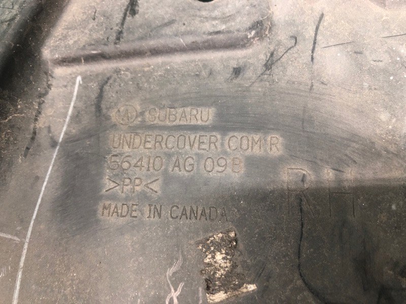 Защита двигателя передняя правая OUTBACK 03-09 BP 2005 2.5 EJ253