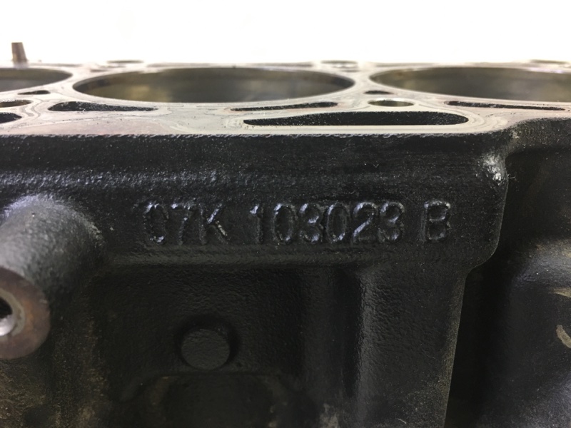 Блок двигателя JETTA USA 10-17 2012 162 2.5 CBUA